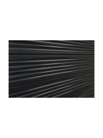 3D Linear Wave Textured Slatwall, Black