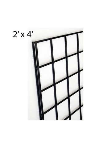 Black Gridwall Panels, 2' x 4'