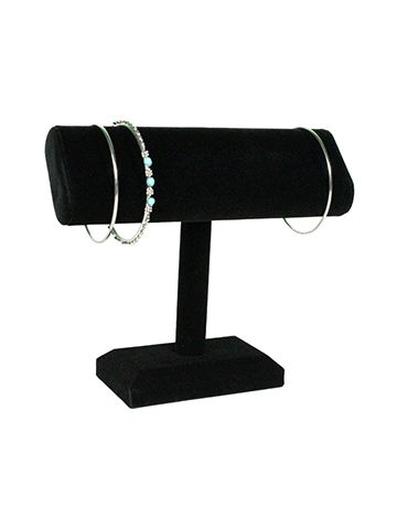 Black, Oval Single T-Bar for Bracelets