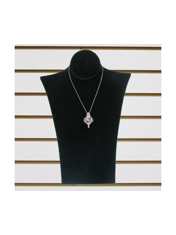 Jewelry Necklace Display, Black Velvet, 8" x 12"