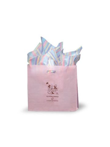 Light Pink, Medium Frosted SOS Gift Bags