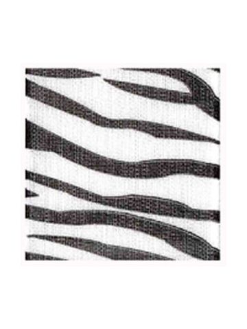 Zebra, Jungle Print Polyester Ribbon