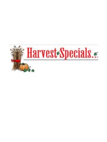 Harvest Special', Seasonal Sign Cards