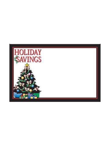 Holiday Savings', Seasonal Sign Cards