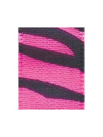 5/8" Hot Pink, Jungle Print Polyester Ribbon
