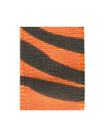 5/8" Orange, Jungle Print Polyester Ribbon