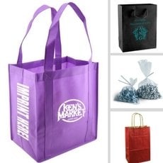 View all types of shopping bags for store supplies