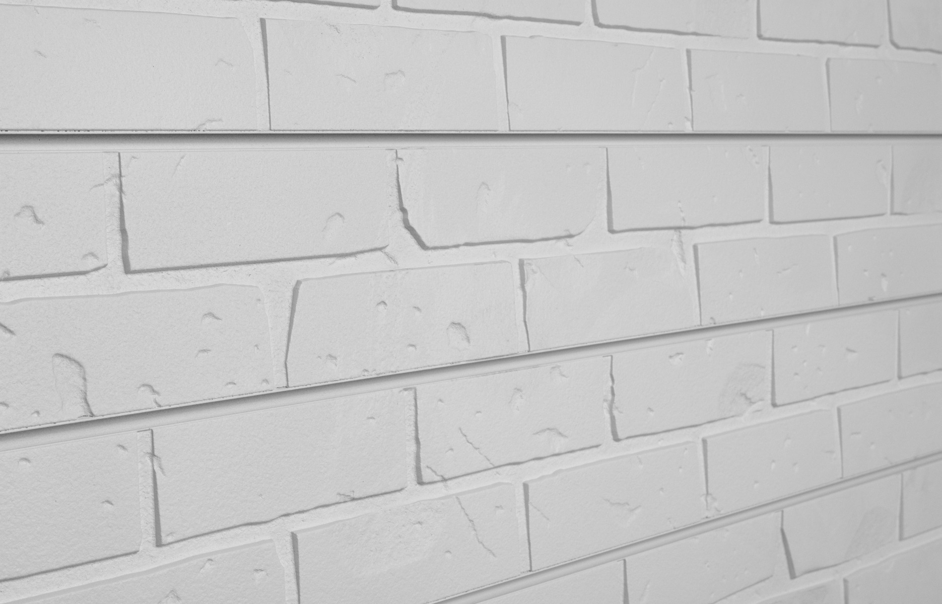 White Brick Slatwall